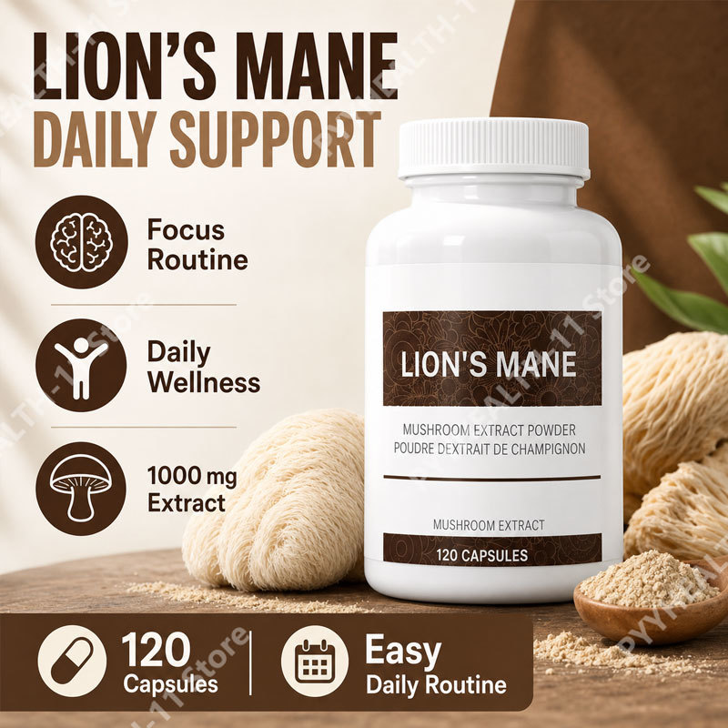 Lion’s Mane Mushroom Capsules  - Lion Mane Mushroom review and price