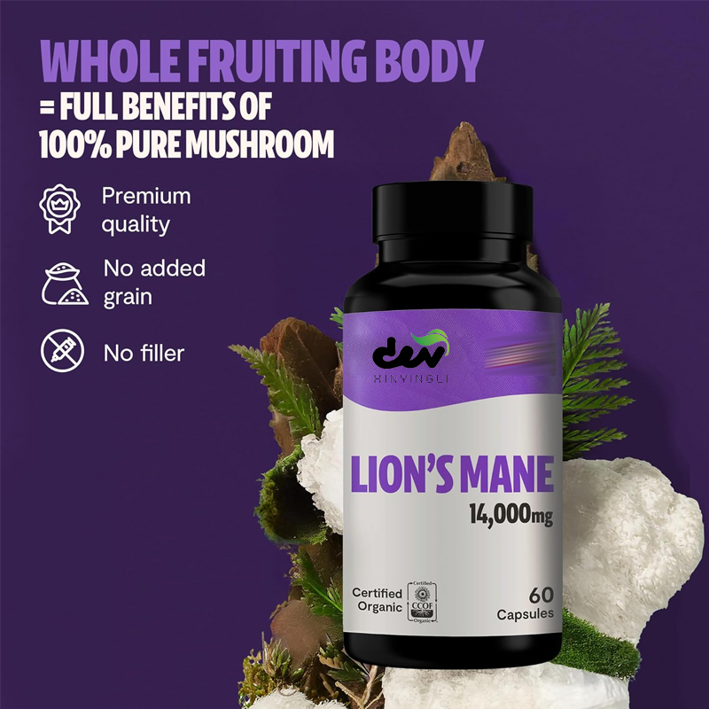 Lion Mane Supplement Capsules  - Lion Mane Mushroom review and price