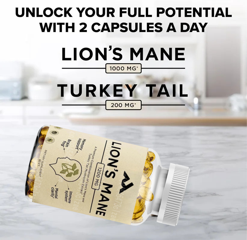 Lion Mane Supplement Capsules  - Lion Mane Mushroom review and price